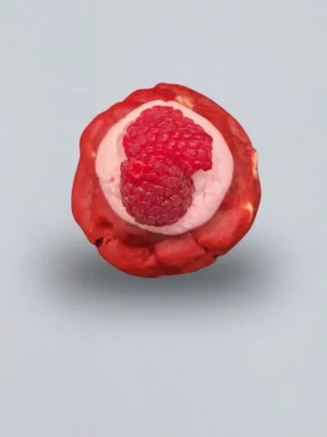 Cookie Red Velvet con Frutos Rojos