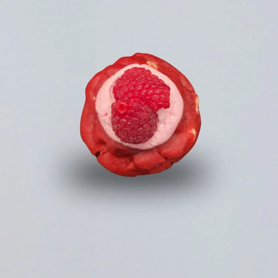 Cookie Red Velvet con Frutos Rojos